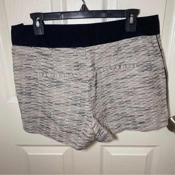 Black and white twill LOFT shorts - Picture 5 of 7